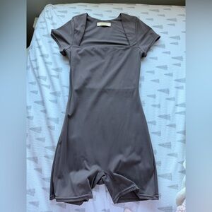 Brown bodysuit outfit